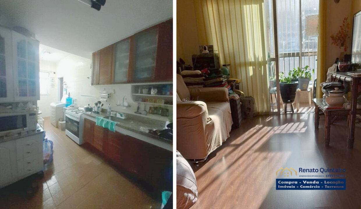 cozinha e sala